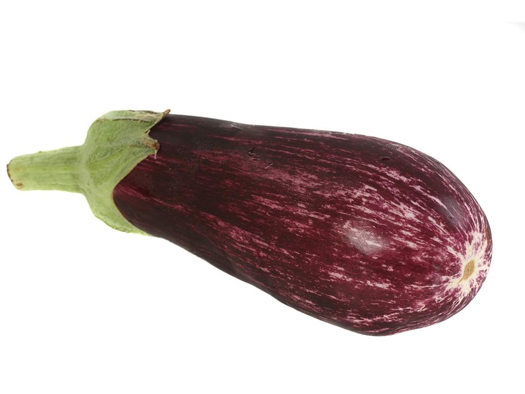 Purple-striped Italian type Eggplant